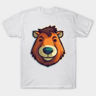 Cartoon capybara meme T-Shirt